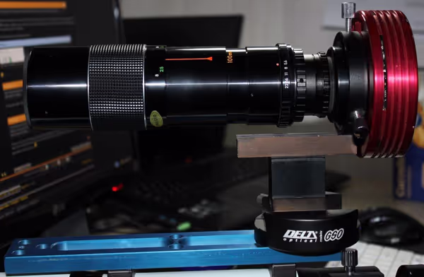 Atik 314L+ with a M42 lens