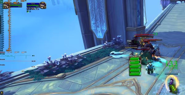 In dungeons quite often RTX 3070 was the limiting factor but at a quite high framerate