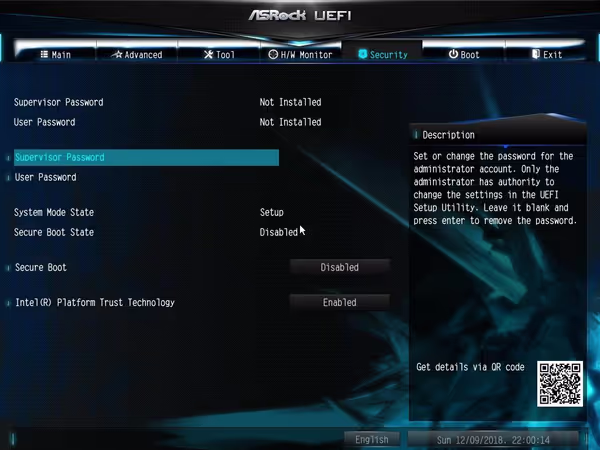ASRock J5005-ITX UEFI BIOS