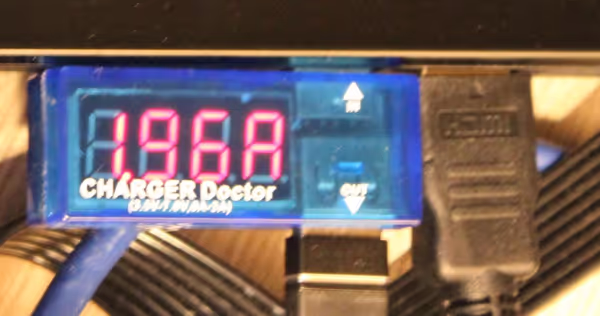 Monitor is drawing a lot of current via USB