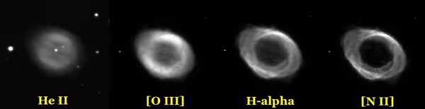 M57 in many bands; Bill Warden