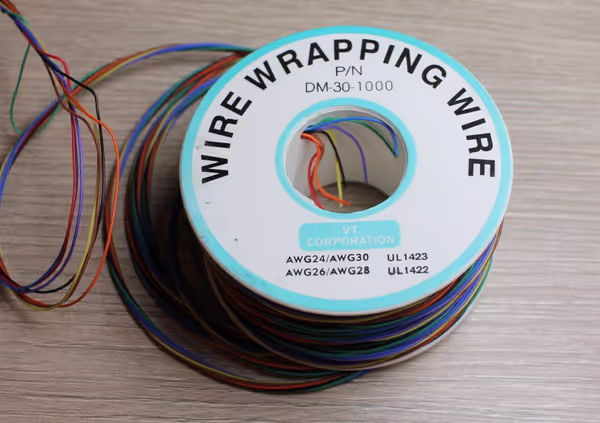 Spool of wrapping wires