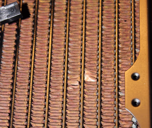 The radiator is quite fragile