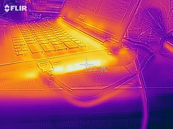 Heat pipe radiators are quite hot and work as intended