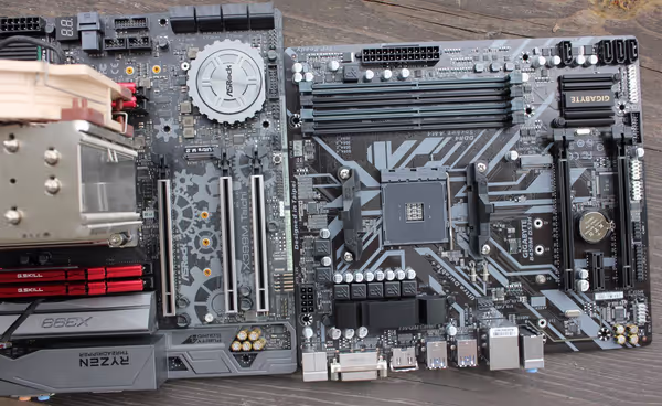 Even though mATX is supported by the case - longer mATX boards are not. Threadripper system will not fit in.