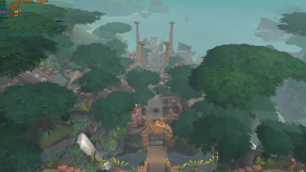 Dazar'alor Harbor view at mode 1, 4 and 7