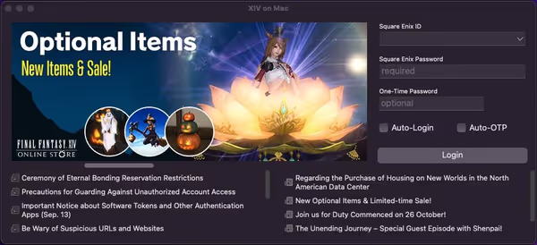 XIV on Mac unofficial client
