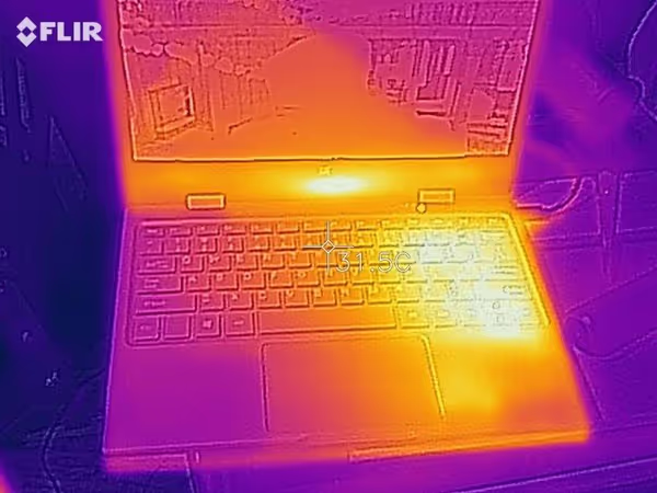 Keyboard during stress test