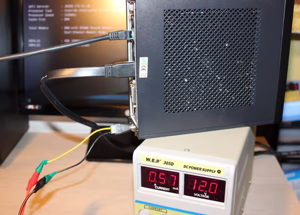 Measuring what DC power the PC takes