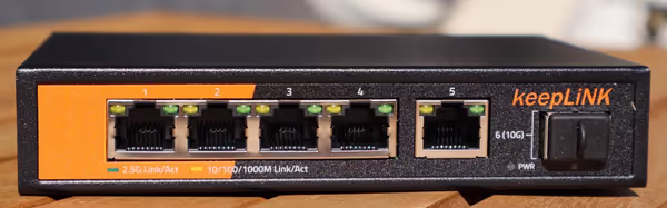 keepLiNK 5-port 2.5G Switch