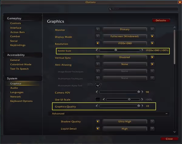 Dragonflight changes how settings look but the options are still there