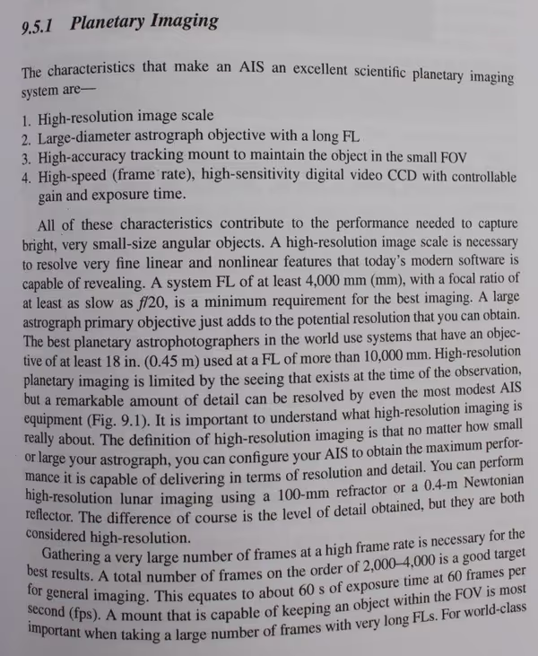 Planetary imaging got the short end of the stick...