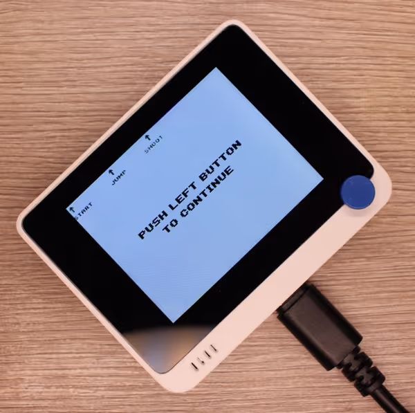 Simple game available by default on Wio Terminal