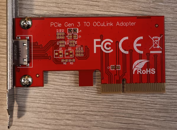 PCIe expansion cards with external OCuLink could be handy for some SFF PCs