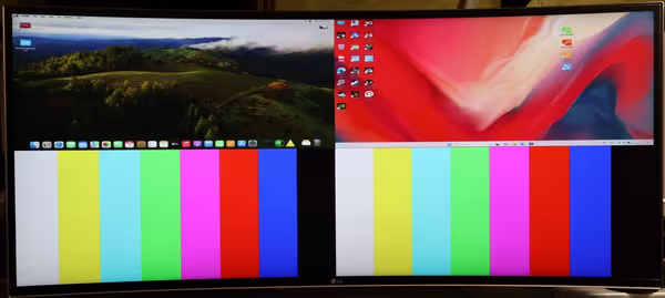 2x2 on an ultrawide display