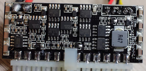 Akyga DC adapter PCB
